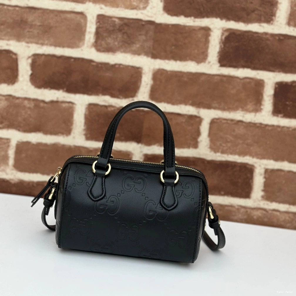 Hyperpeter GUCCI SUPER HANDLE GG TOP BAG-16*11*9CM MINI 0713